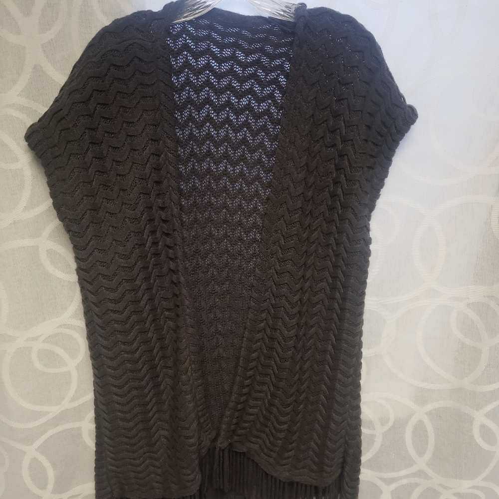 Grey sweater vest